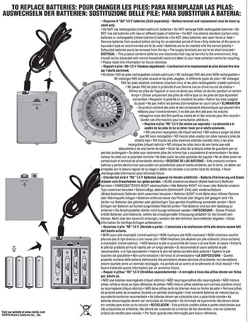Rubies Original Velociraptor Inflatable Costume for Adults, One Size - Image 2